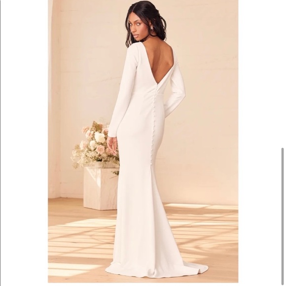 Sleeve Mermaid Maxi Dress 